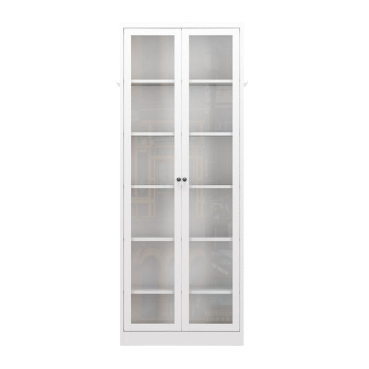 Kitchen Pantry Cabinet With 5 Adjustable Shelves, Freestanding Storage For Kitchen - White