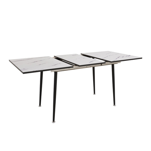 Modern Extendable Dining Table And Chair Set