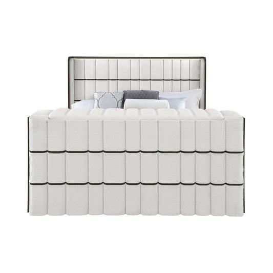 Isaiah - Bed With TV Lift-LED Speakers And Fireplace