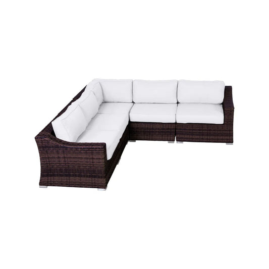 Outdoor Wicker Sofa Seating Group With Cushions
