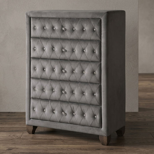 Sophia - 5 Drawer Chest - Gray