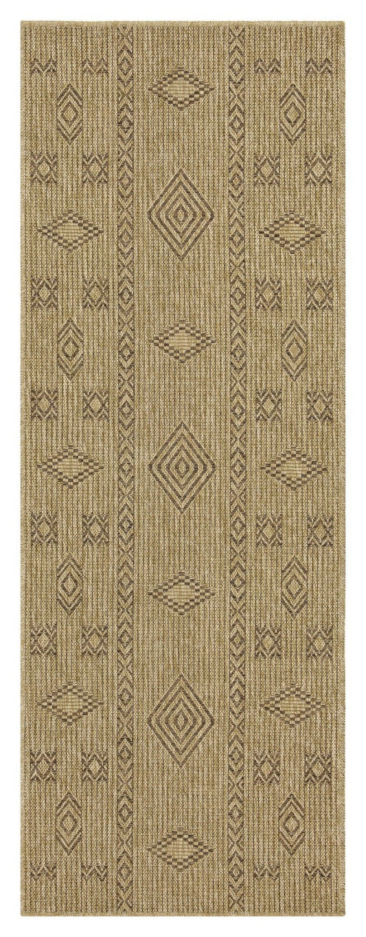 Earth - 5'3" X 7'3" Polypropylene Indoor, Outdoor Area Rug - Jute, Mocha