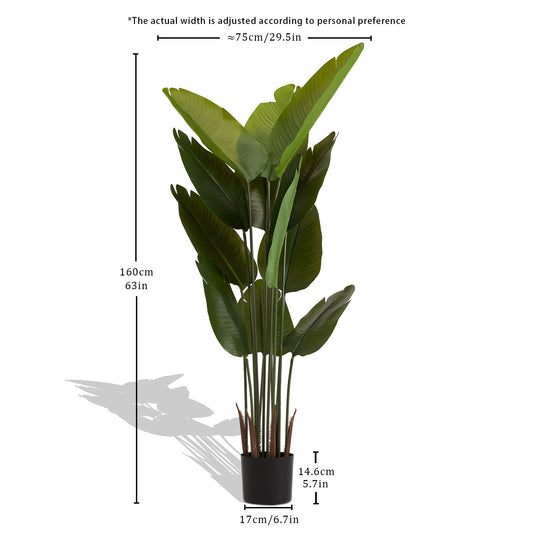 Artificial Plant For Indoor And Outdoor Decoration (Set of 2)