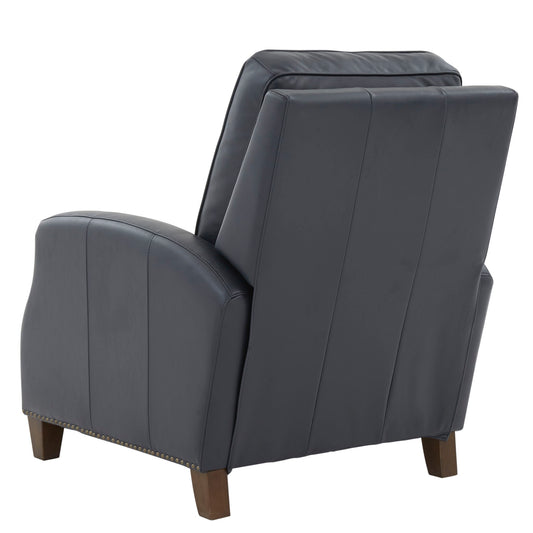 Jack - Push Back Recliner With Track Arms And Nailhead Accents