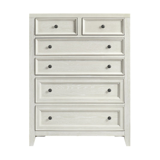 6 Drawer Chest With Knobs And Smooth Slides