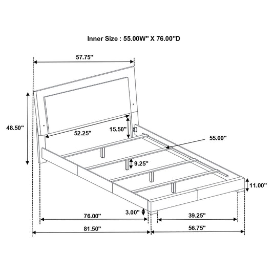 Dulcey - Bedroom Set With LED
