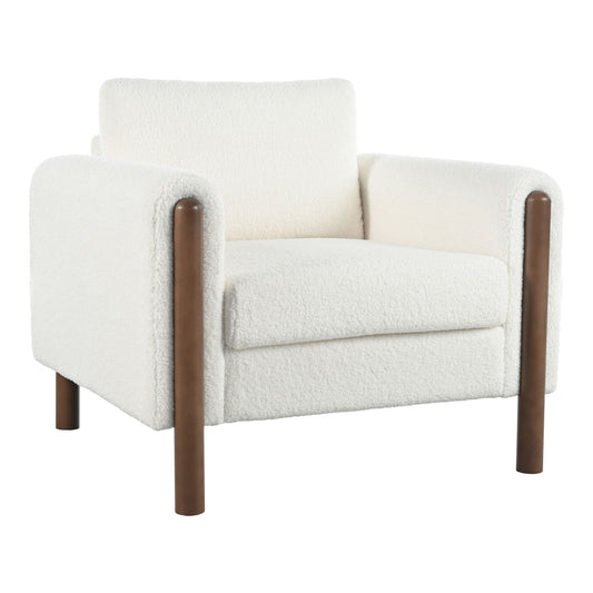 Oversized Accent Chair With Curved Armrests