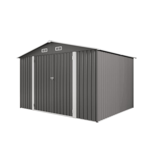 Large Outdoor Storage Shed With Lockable Door, Air Vent
