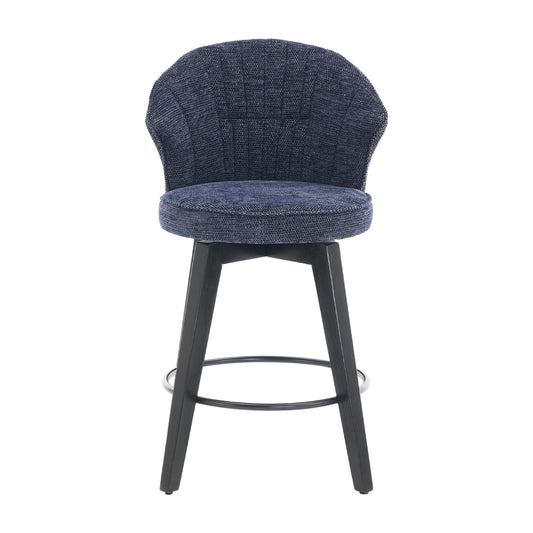 Wing Back Swivel Bar Stools (Set of 2)