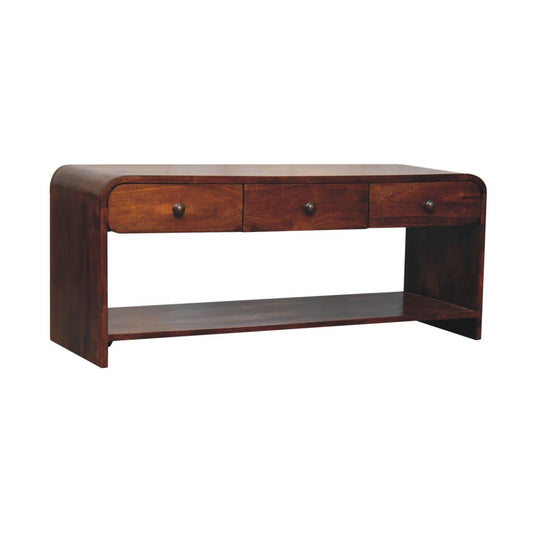 Aspen - Slim Media Unit - Dark Brown