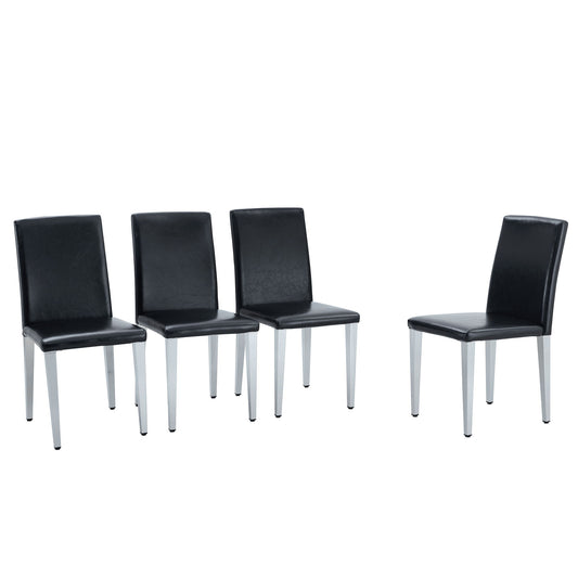 Elegant Upholstered Chairs & Metal Legs