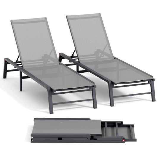 Chaise Lounge Outdoor (Set of 2)