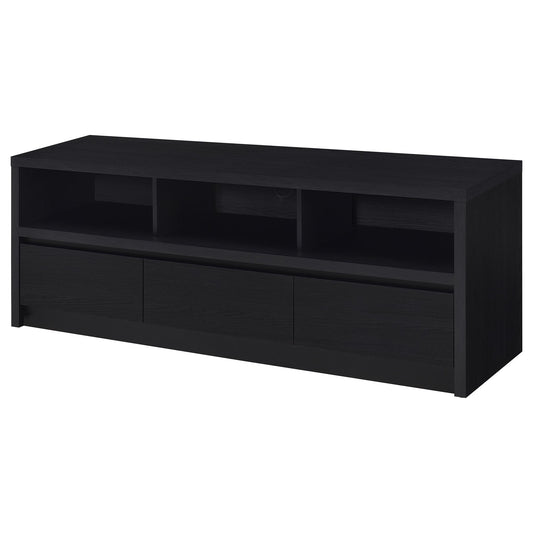 O'Brien - 3 Drawer TV Stand Media Console - Black