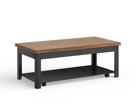 Essex - Coffee Table - Black, Whiskey