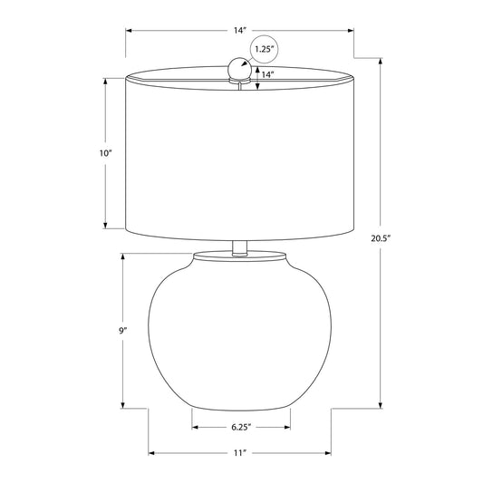 Modern Lighting, Table Lamp, Ceramic - Cream