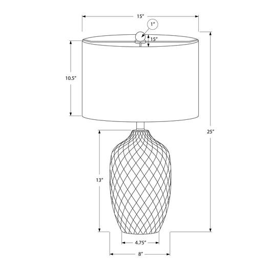 Lighting, Table Lamp, Transitional - Cream