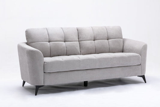 Callie - Living Room Sofa, Loveseat (Set of 2) - Light Gray