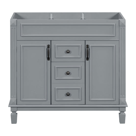 Bathroom Vanity Cabinet With 2 Soft Closing Doors And 2 Drawers