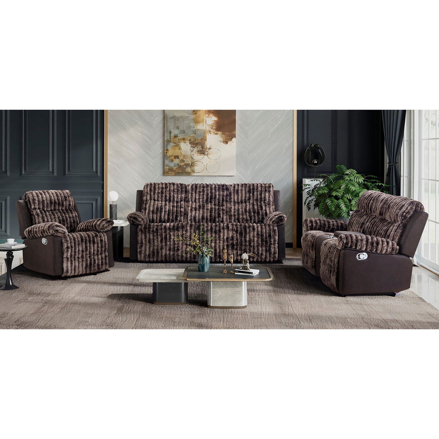 Brenda - Sofa With Manual Recline Function