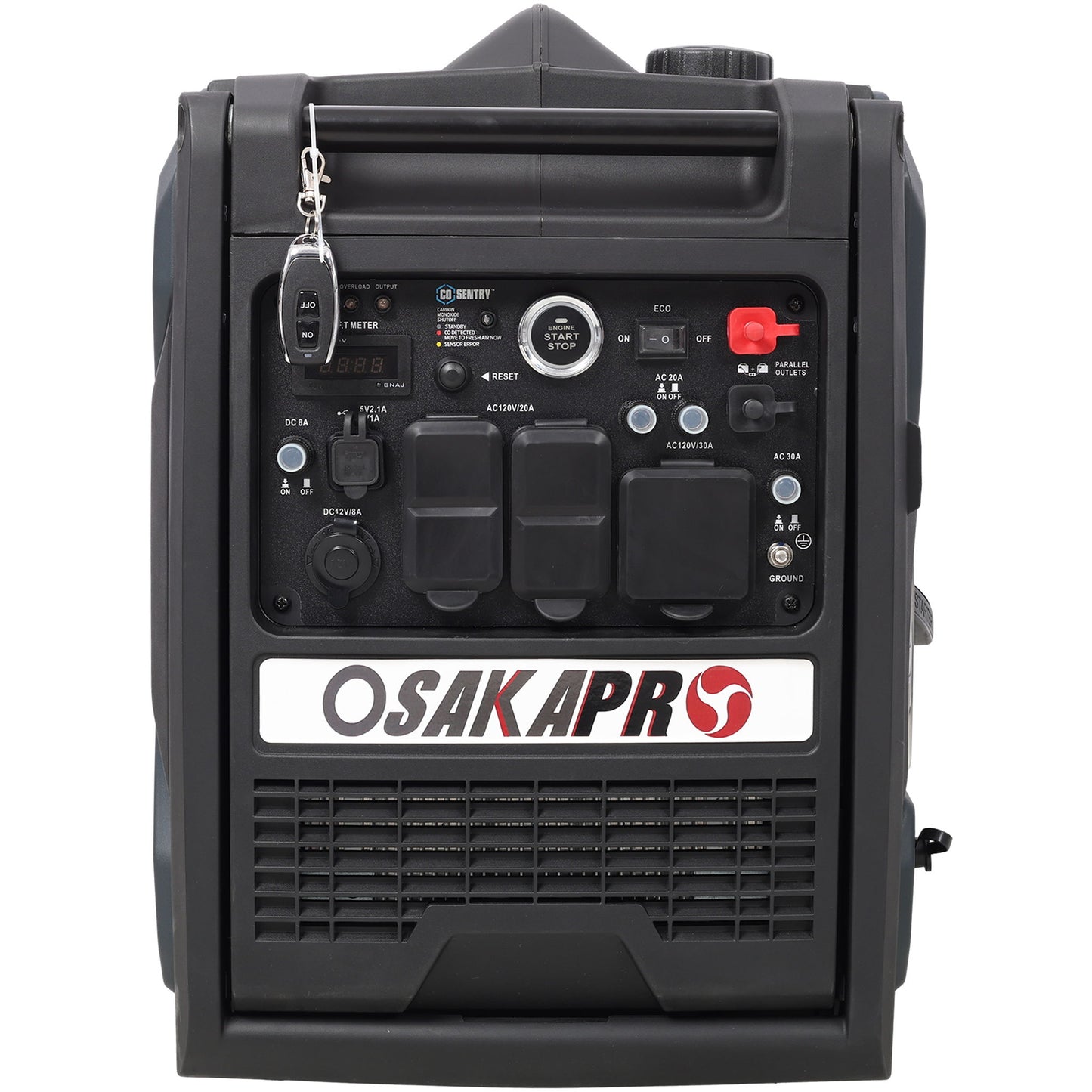 Super Quiet Inverter Generator 5.5Kw Portable Dual Fuel Electric & Remote Start Aluminium
