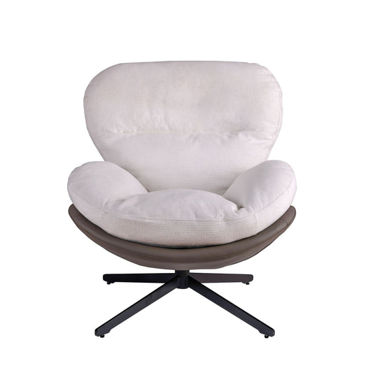 360° Swivel Office Chair, No Wheels