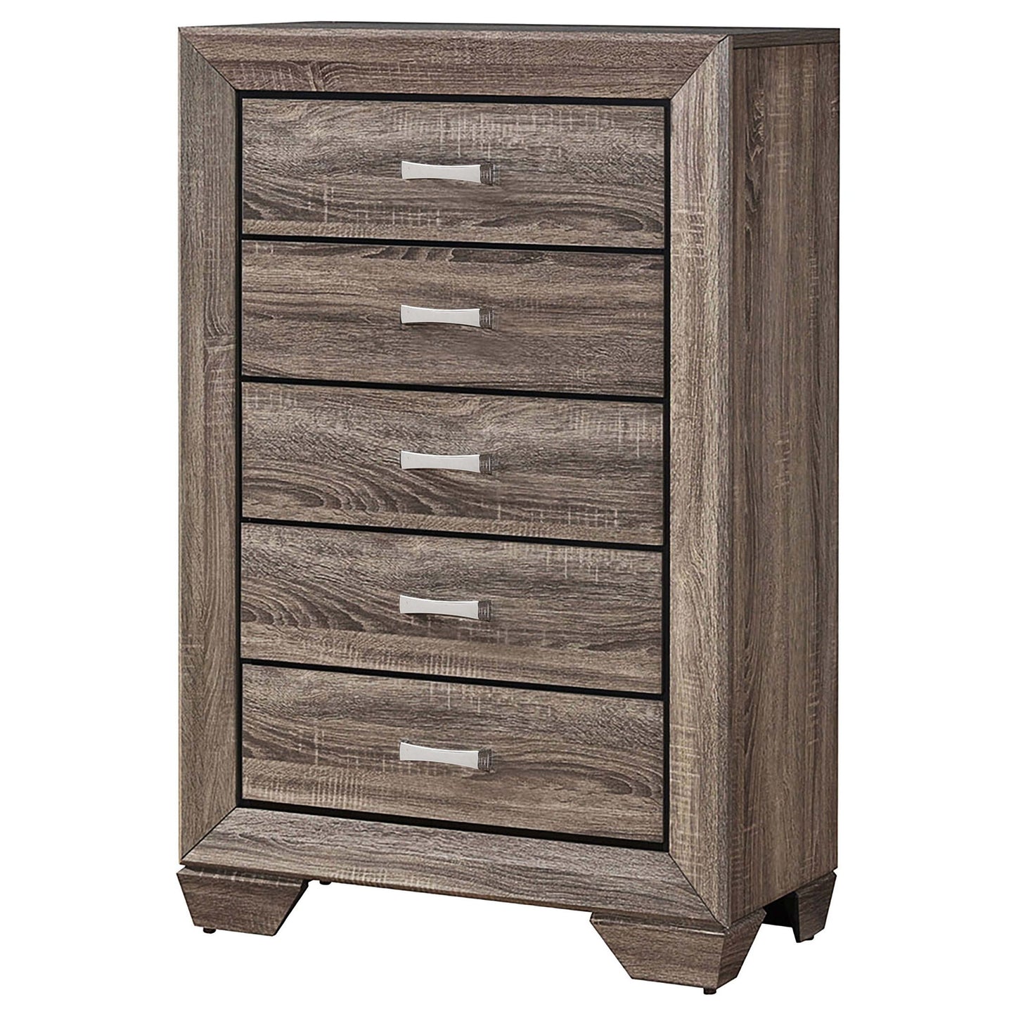 Harrison - 5 Drawer Bedroom Chest - Taupe
