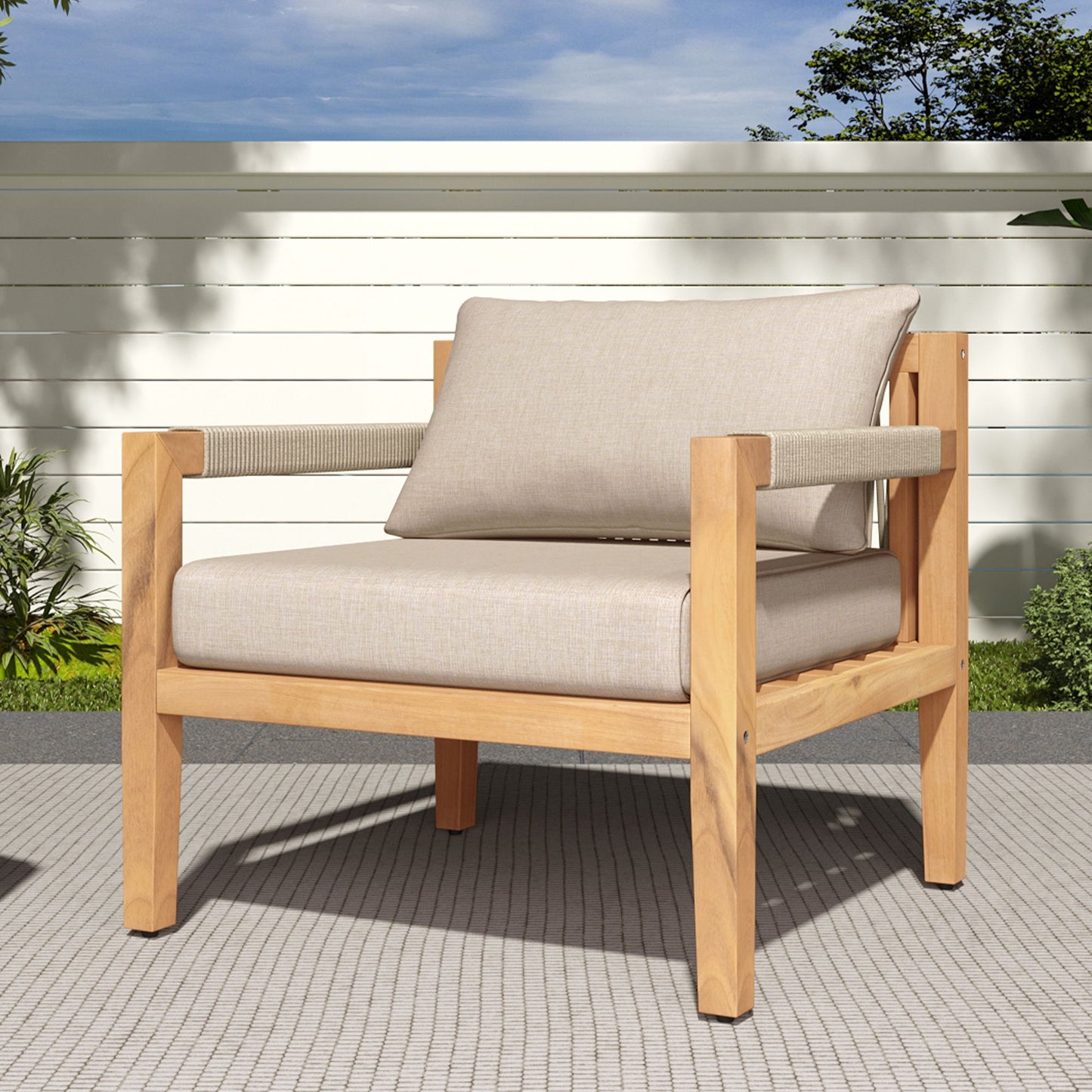 Outdoor Leisure Chair, Comfortable & Versatile For Any Patio