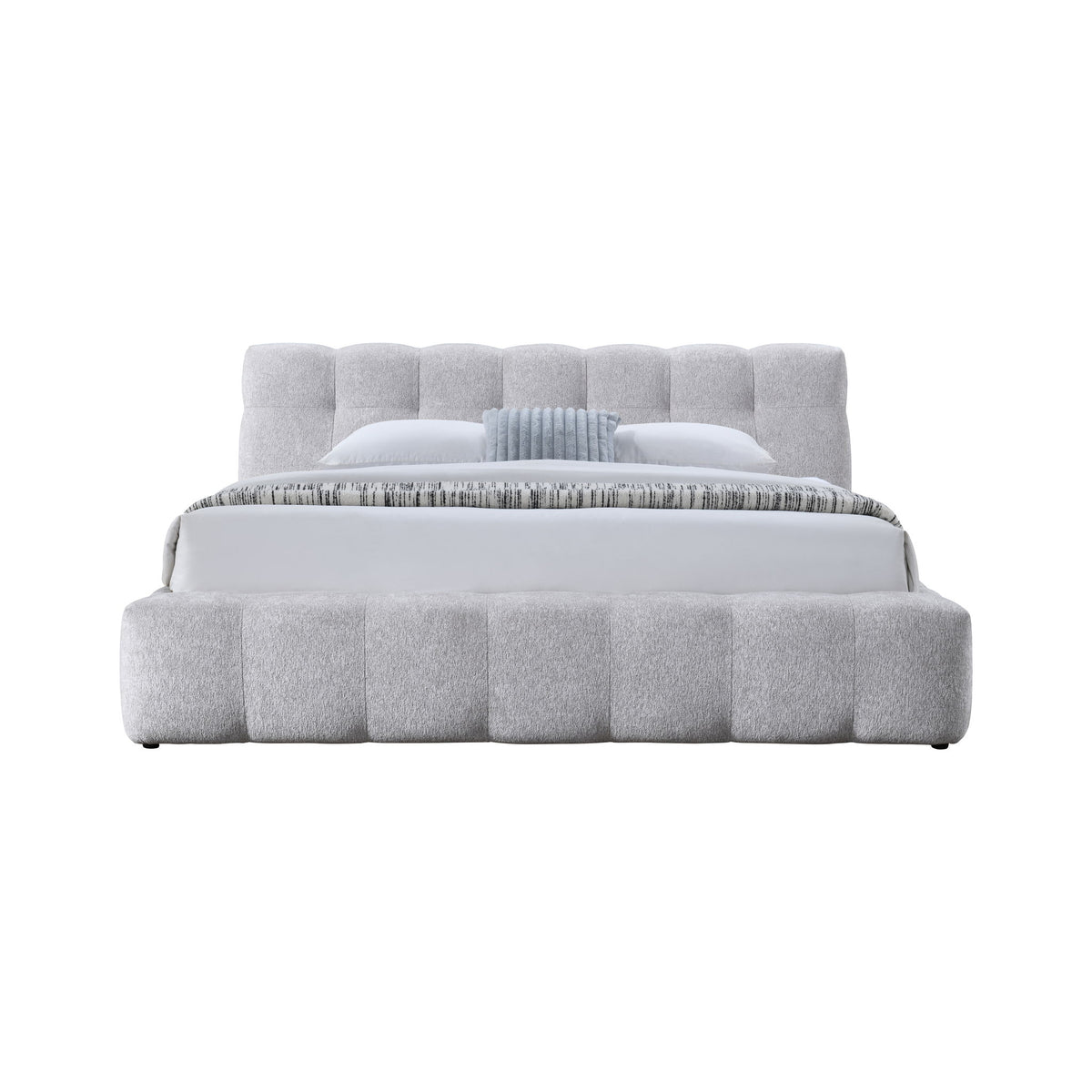 Hannah - Queen Upholstered Bed - Gray