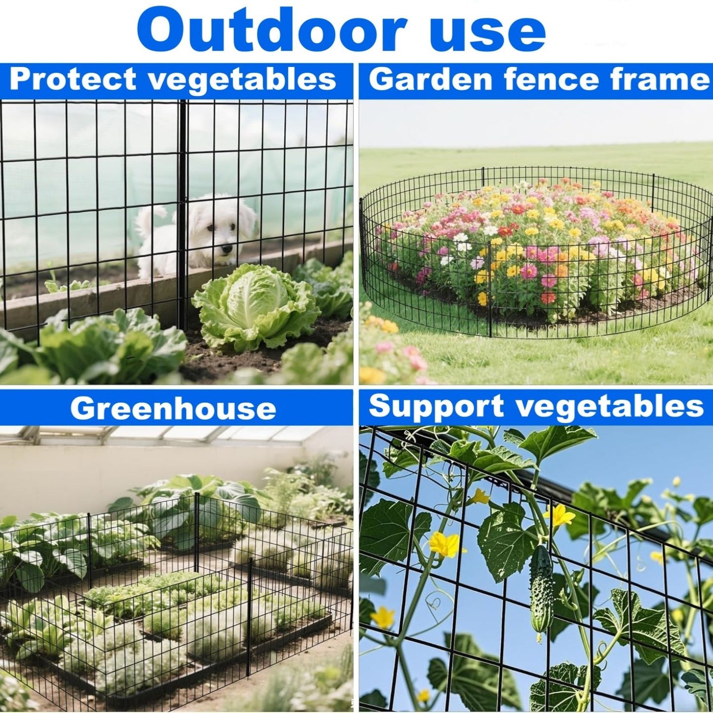 Vinyl-Coated Metal Welded Wire Fence For Poultry Cage Protection