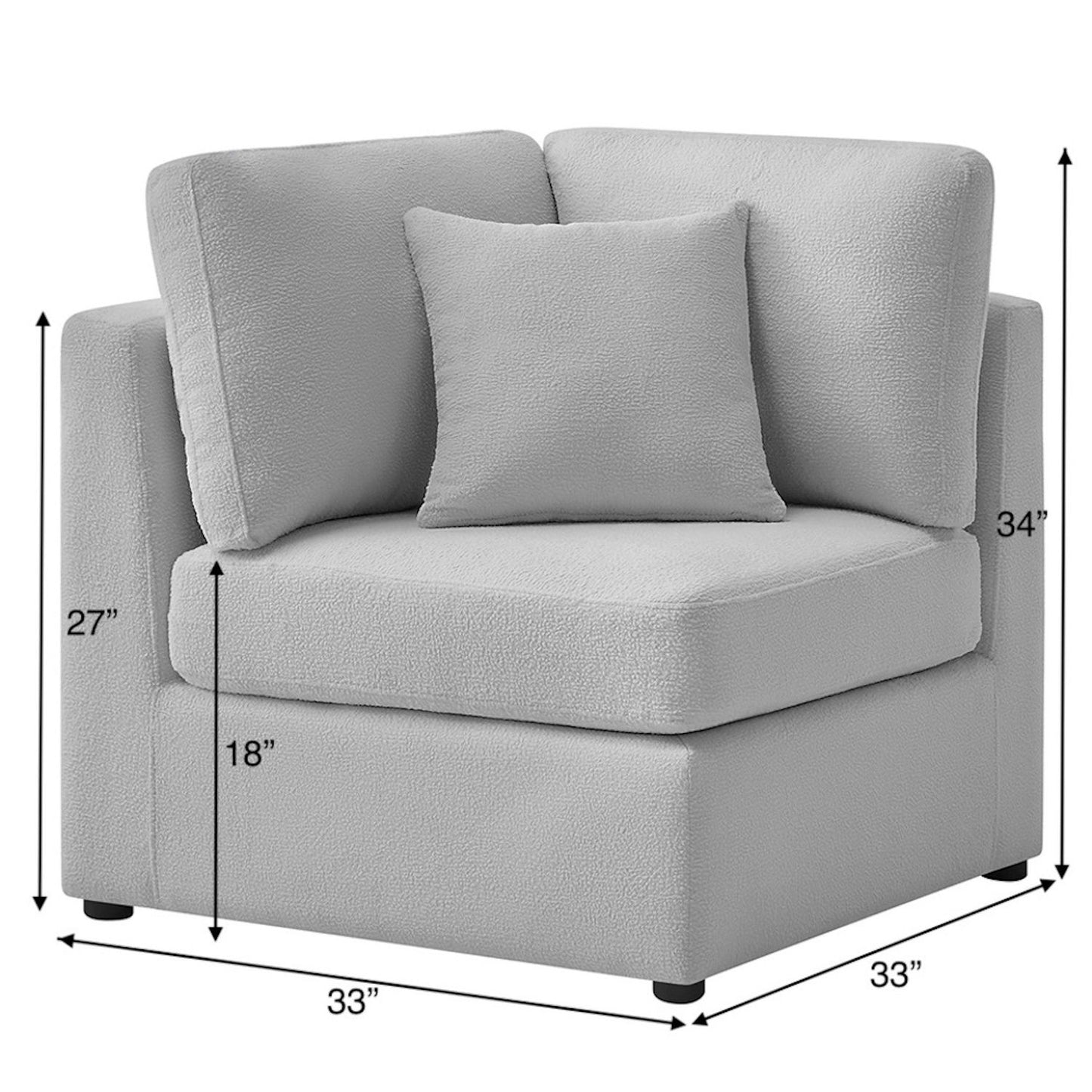 Chauncy - Corner Wedge Chair