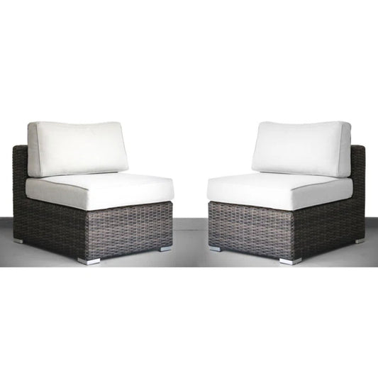 Minnesota - Armless Patio Chairs (Set of 2)