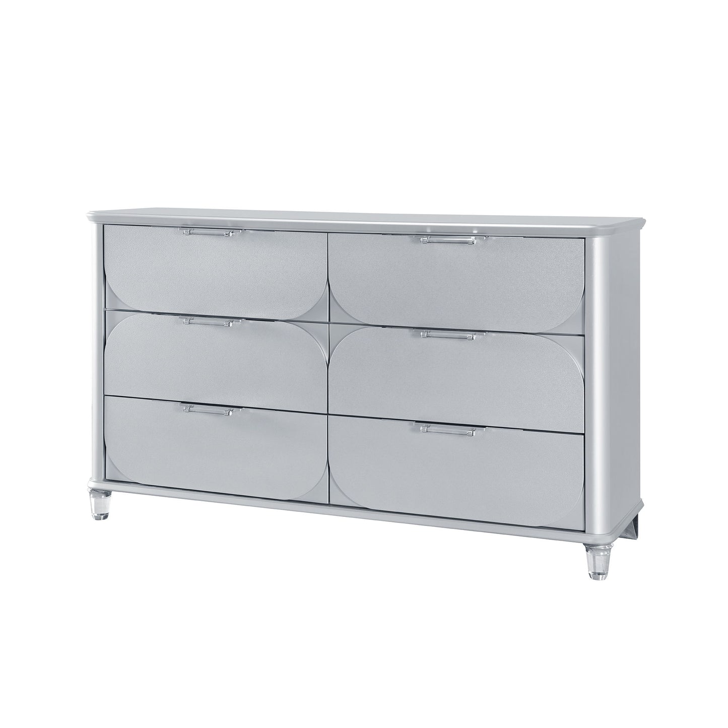 Laura - Dresser With Spacious Drawers - Silver