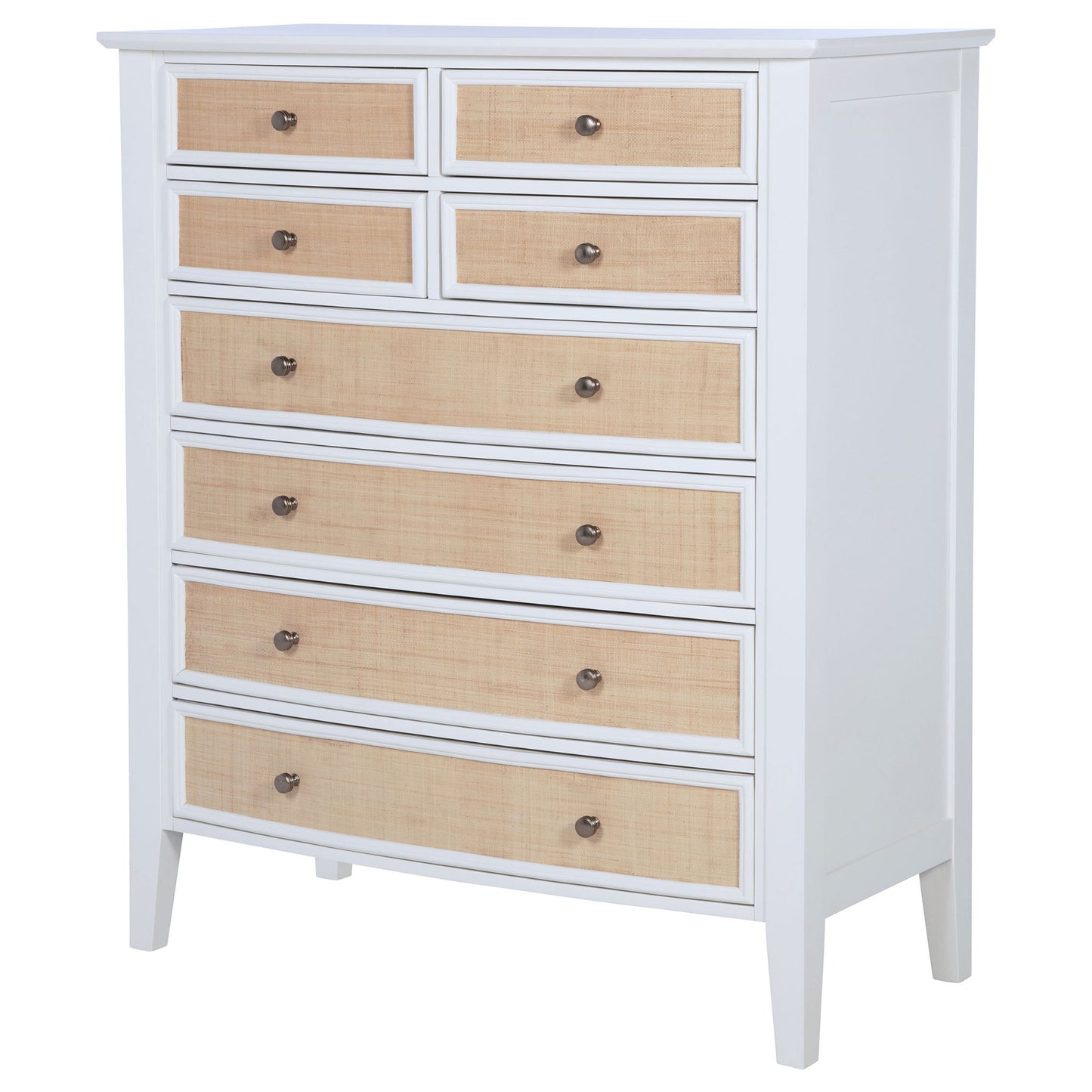 Talia - 8 Drawer Chest - White