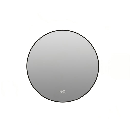 Round Framed Dimmable ED Bathroom Mirror With Anti Fog