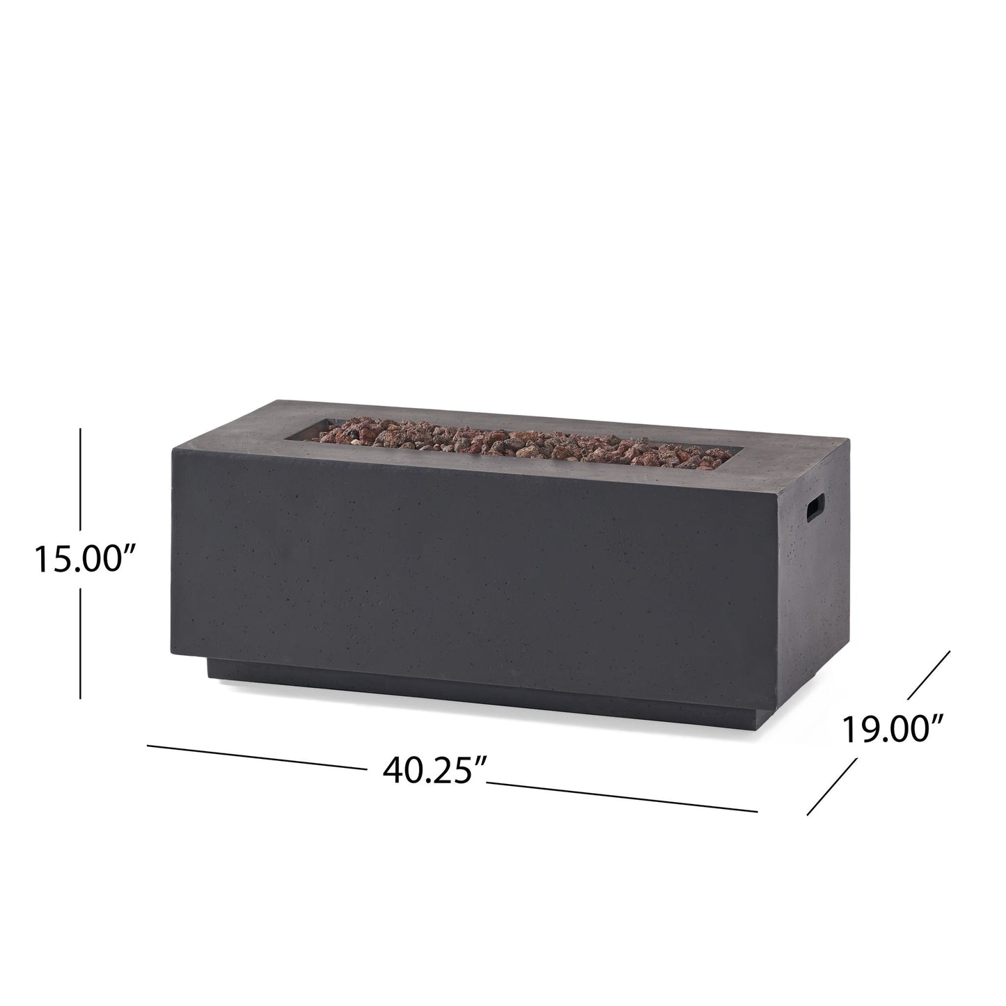 Contemporary Outdoor 40, 000 Btu Propane Fire Pit