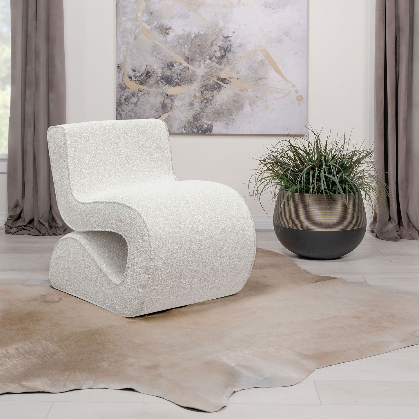 Austin - Armless Curved Chair