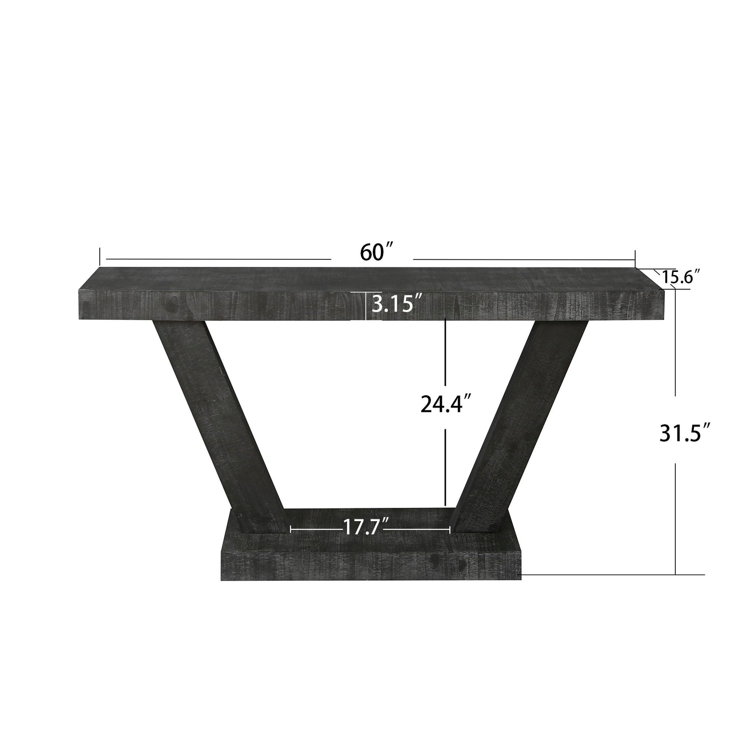 Vintage Distressed Wood Entryway Bench With 2 Tier Storage Cabinet