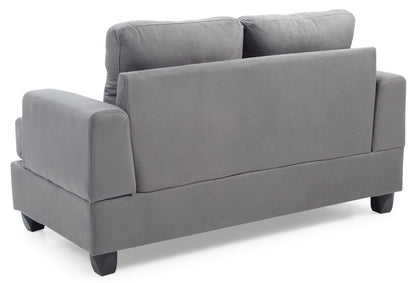 Stylish Transitional Loveseat For Two