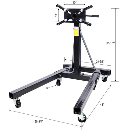Folding Engine Stand With 360 Degree Adjustable Head