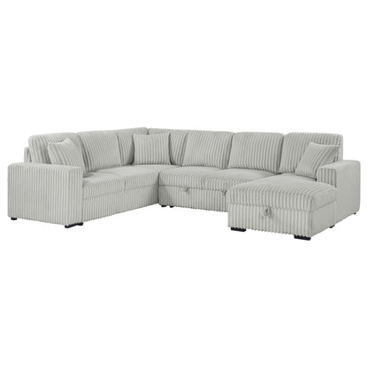 Thurston - Storage Sectional Sofa With Pop Up Bed