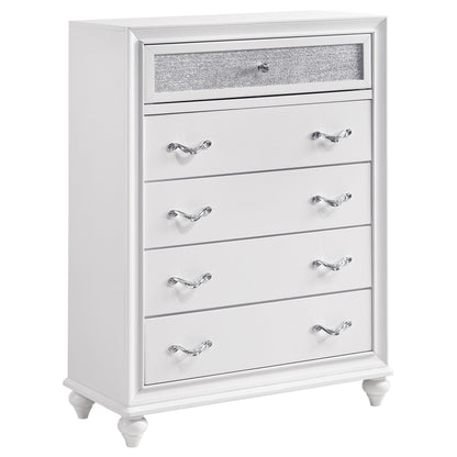 Randall - 5 Drawer Chest - White