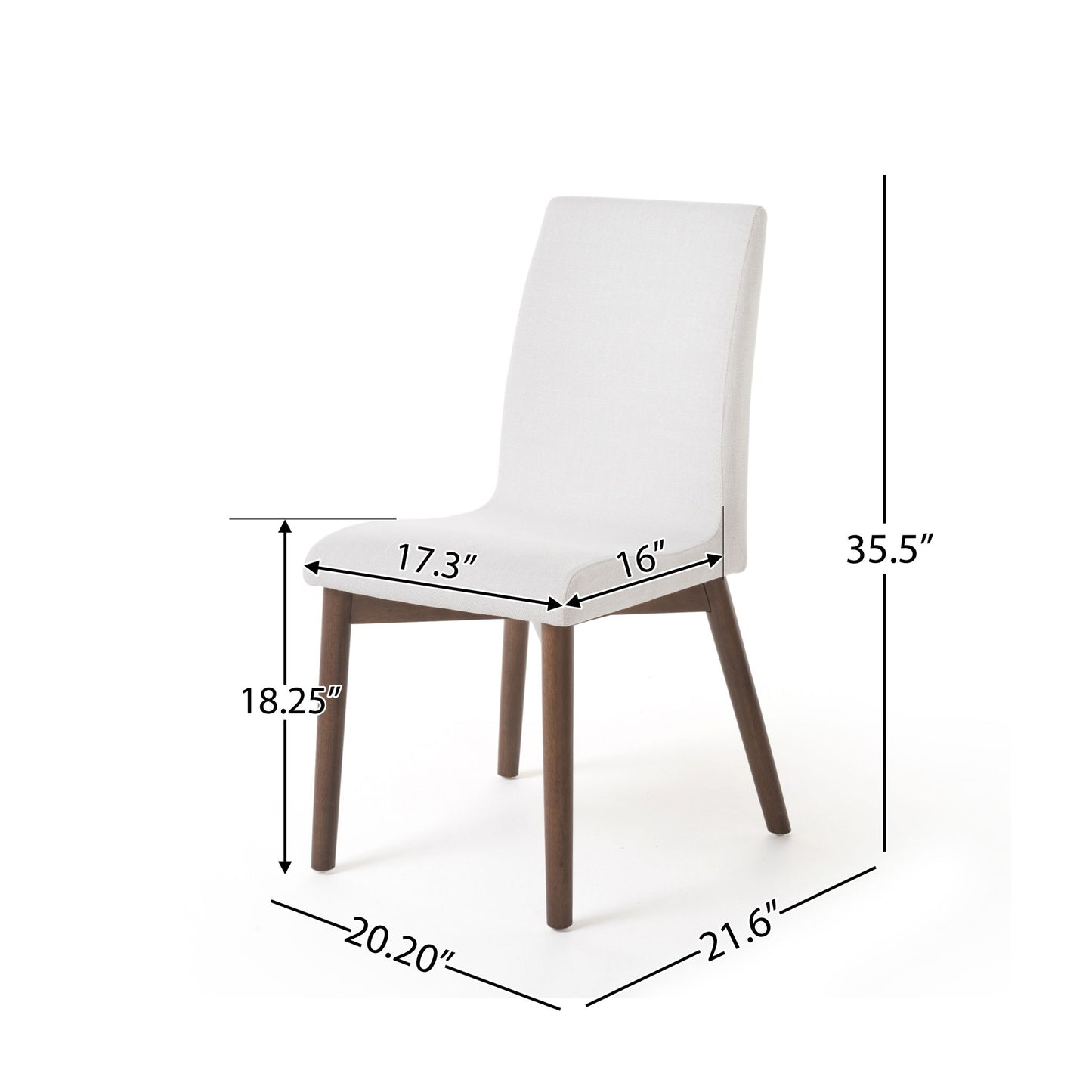 Scandinavian Modern Dining Chair Set