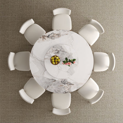 Dining Table Set With Wooden Base