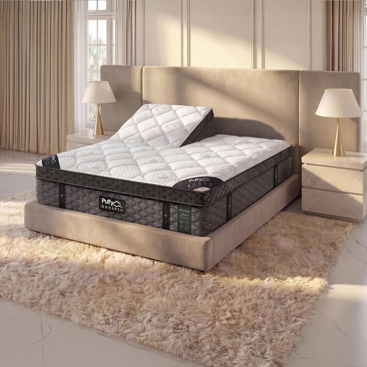 Puffy Monarch hybrid mattress