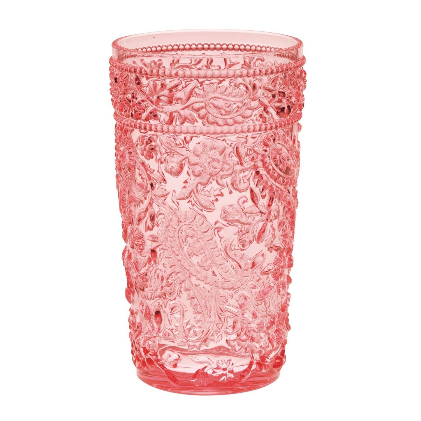 Paisley Style Acrylic Hi Ball Glasses (Set of 4)