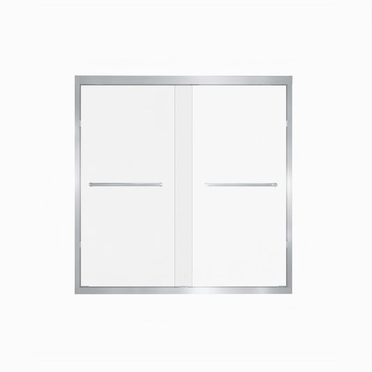 Double Sliding Shower Door With Explosion Proof Film