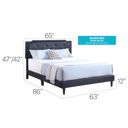 Button Tufted Bed Charming For Cozy Spaces