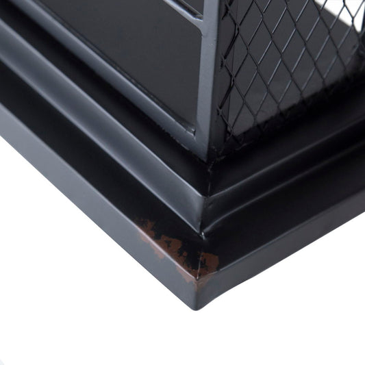 Floating Wine Bar Shelf With Glass Holder And Display Shelves - Black