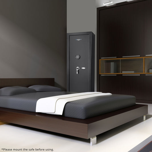 7.87 Cubic Ft Keypad Rifle Safe - Black