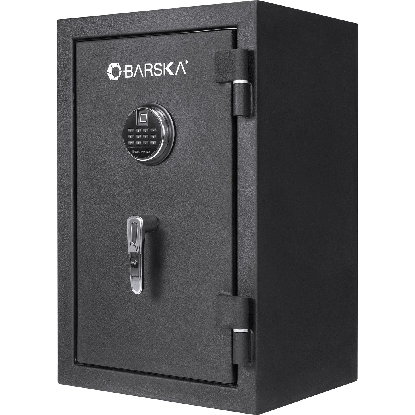 2.02 Cubic Ft Biometric Keypad Fire Resistant Safe - Black
